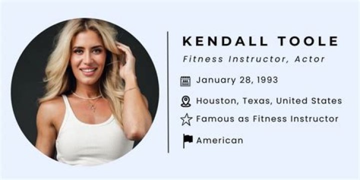 Kendall Toole Height, Weight, Net Worth, Age, Birthday, Wikipedia, Who, Nationality, Biography